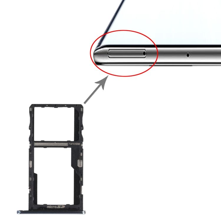 SIM Card Tray+Micro SD Card Tray For LG K92 5G LMK920 LM-K920