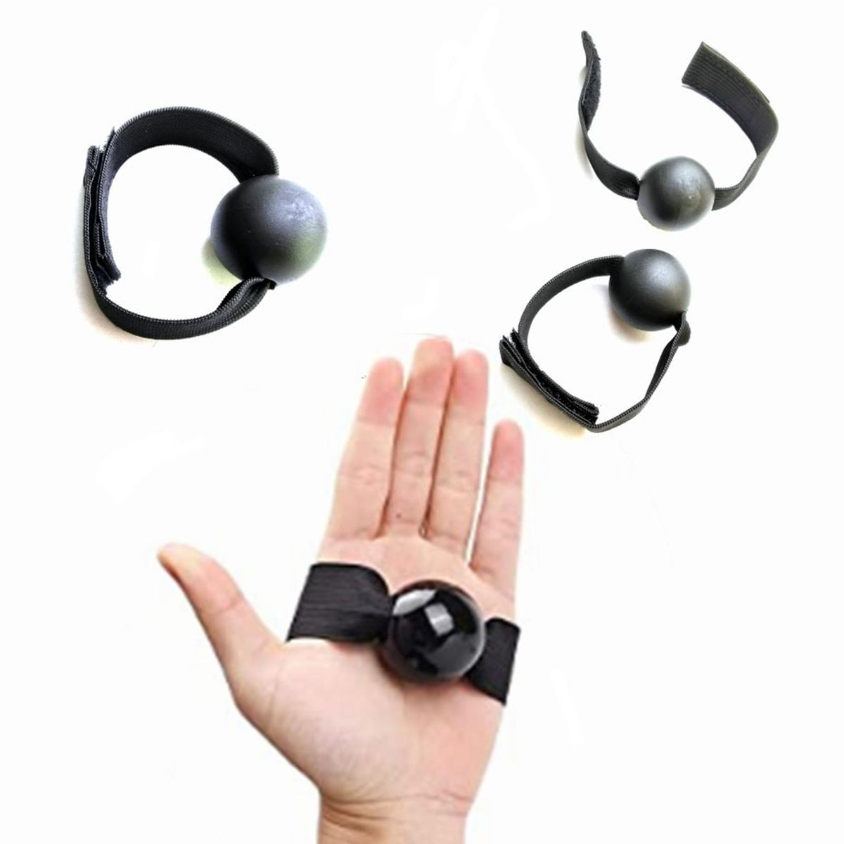 2Pcs Volleyball Trainers Rugby Volleyball Practice Catching Aid Belts Black