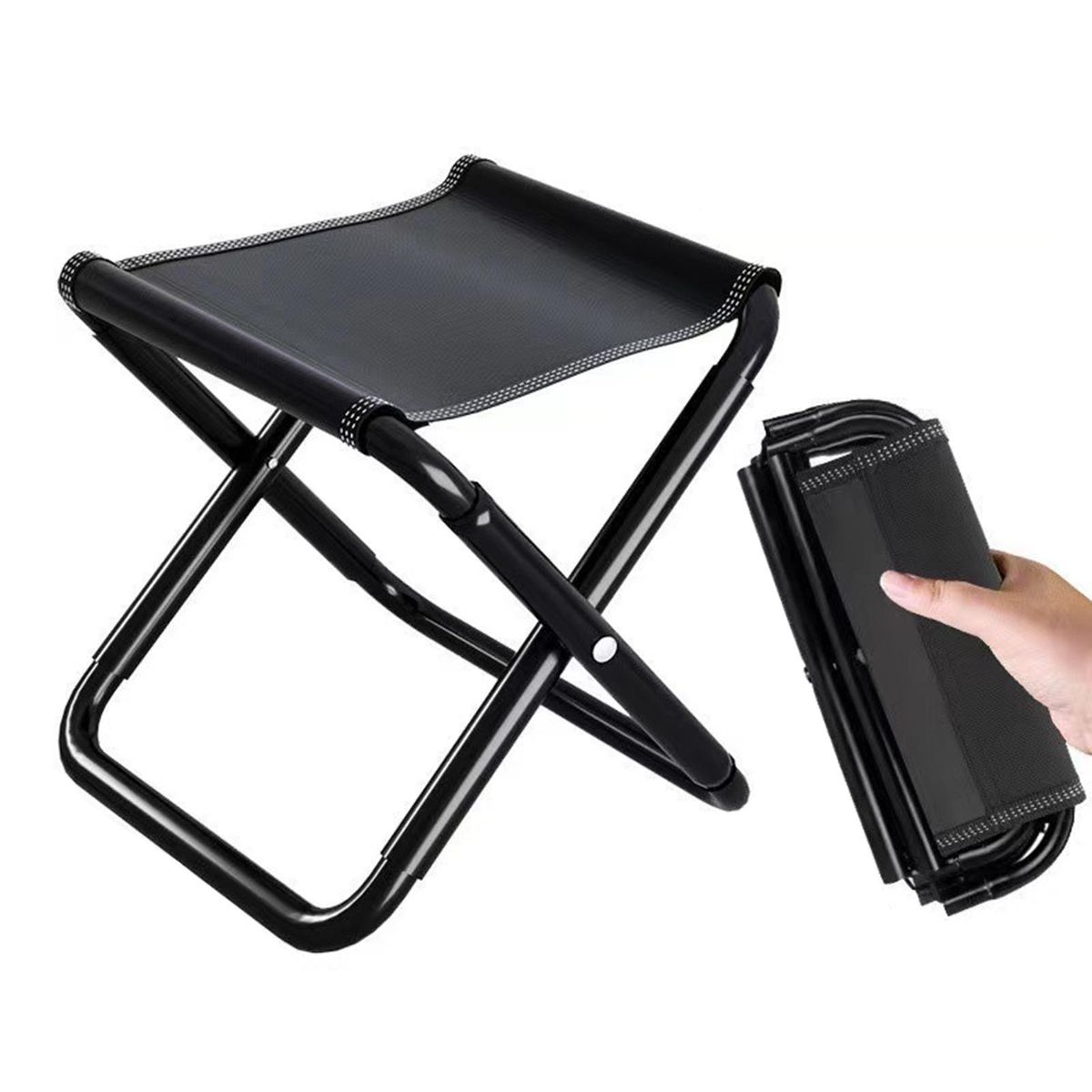 1 Set Camping Chair Portable Travel Camping Stool