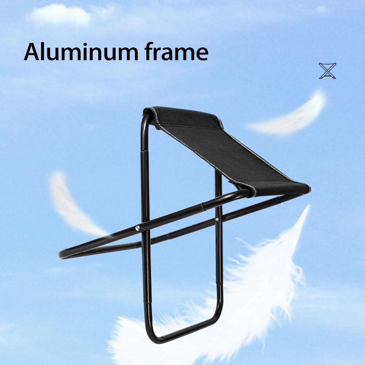 1 Set Camping Chair Portable Travel Camping Stool