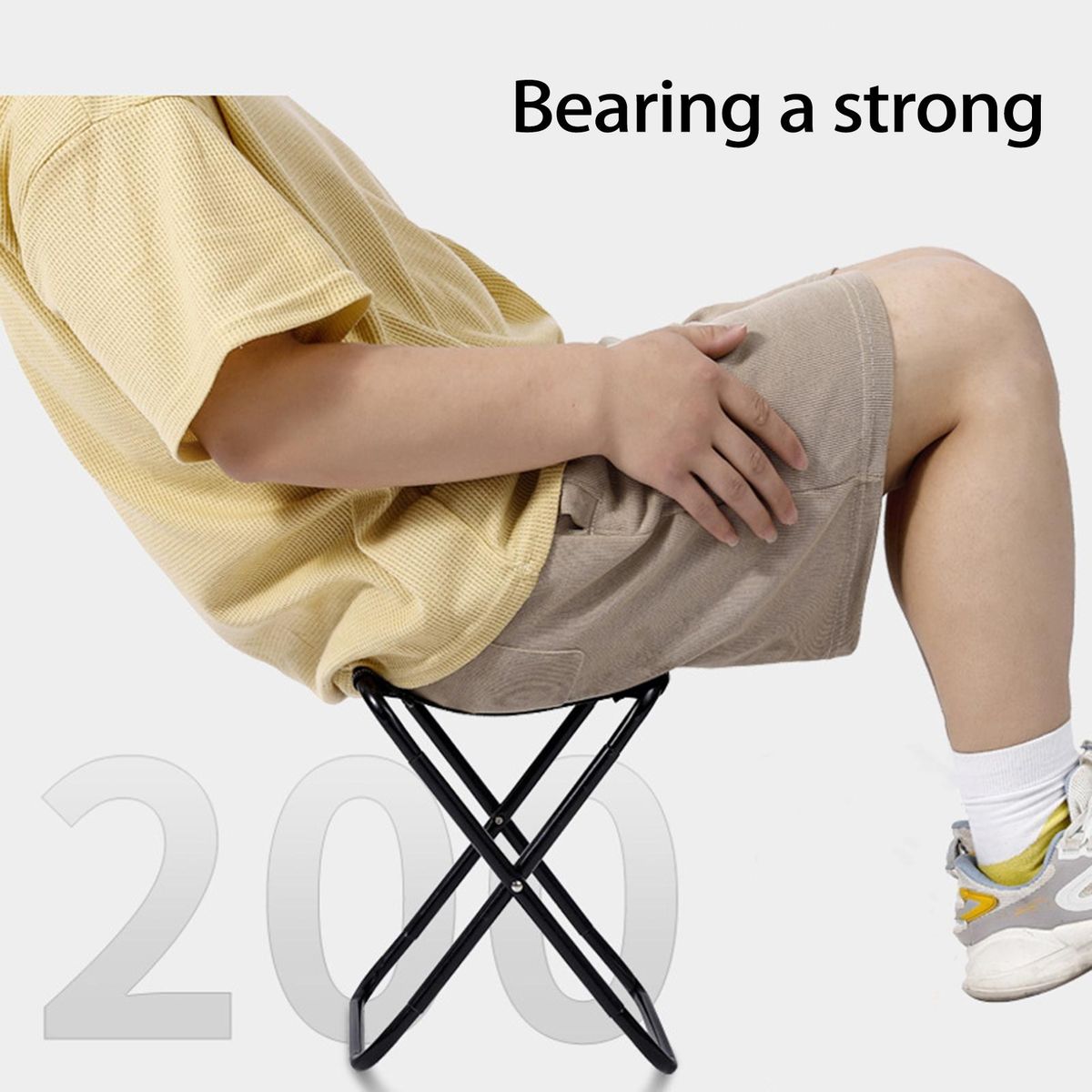 1 Set Camping Chair Portable Travel Camping Stool