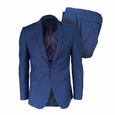 Men's Formal Slim Fitted Suit - Navy Blue