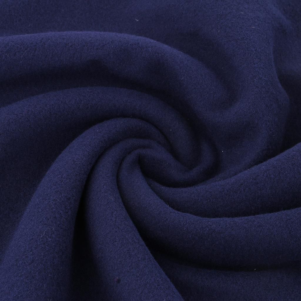 Wool   Blend   Fabric   By   Meter   150cm   Wide   Fashion  Dark Blue