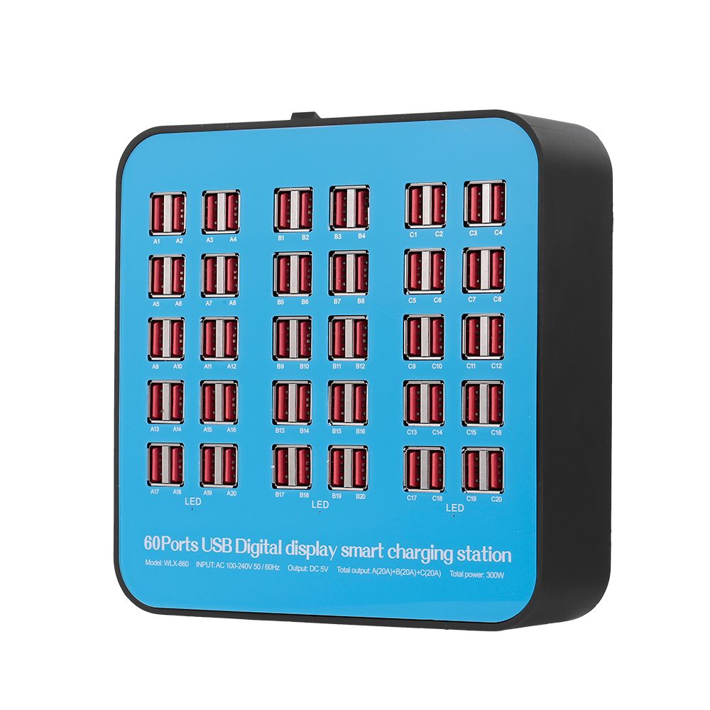 Smart Station With 60 Ports USB Dock Of Universal
