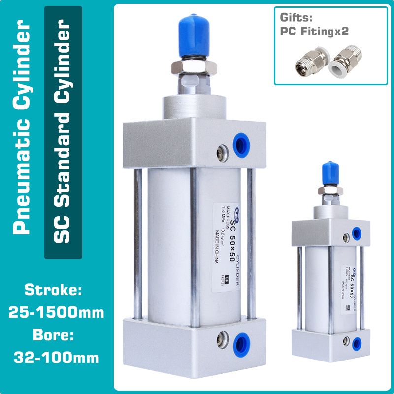 Double Acting Cylinders Standard Air 32/40/50/63mm Bore For