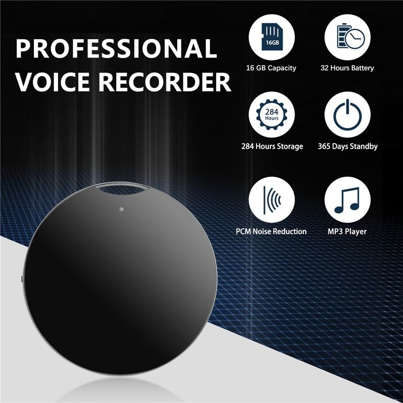 Secret Small Voice Activated Recorder Sound Recording Dictaphone MP3 Player Mini Digital Sound Audio Recorder Professional