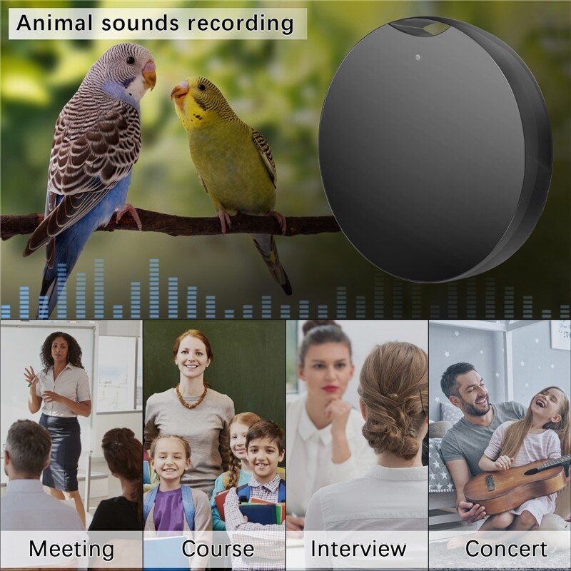 Secret Small Voice Activated Recorder Sound Recording Dictaphone MP3 Player Mini Digital Sound Audio Recorder Professional