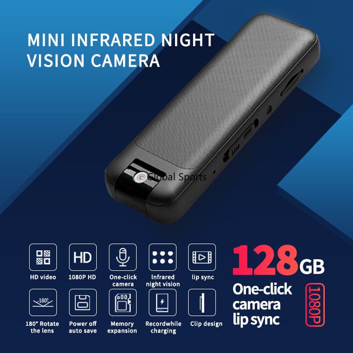 Mini Digital Body Camera Full HD 1080P Camera Motion Night Vision DV Video Recorder Portable Law