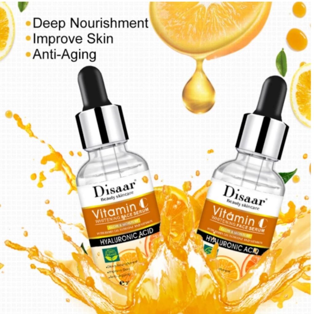 Vitamin C  Face Serum/anti-aging,sunburn & Dark Spots Removal - 30ml X2 Pieces