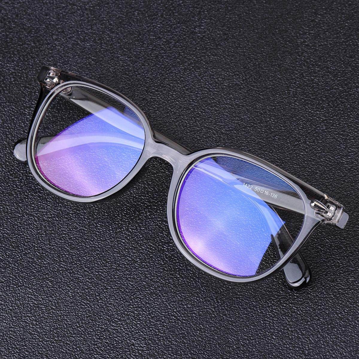 Computer Glasses Video Gaming Anti UV Glare Blue Light Transparent Grey