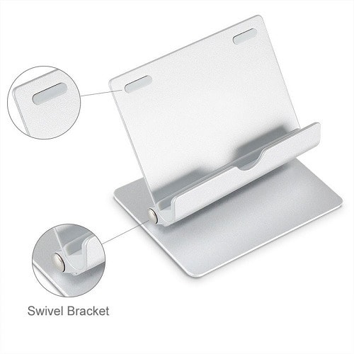 Aluminum Phone Tablet Holder Stand For Desk