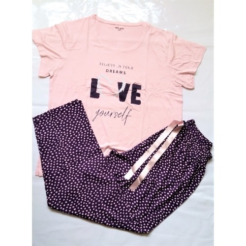2 Piece Women Sleep Wear - Peach