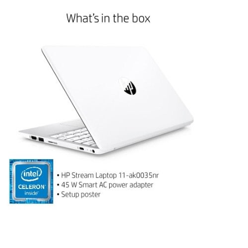 Stream 11- Intel Celeron N4000 - 4GB RAM - 32GB Emmc - 11.6'' - Windows 10 +32GB Flash
