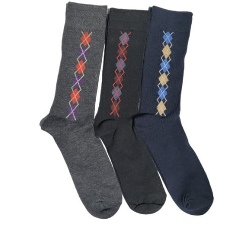 Cotton Socks - Diamond X - Pack Of 3