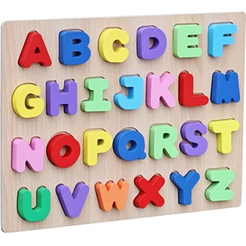 Wooden Alphabet Puzzle Board