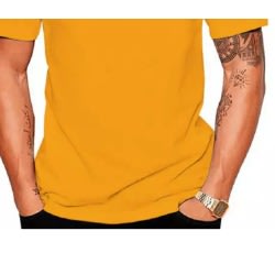 Swim Cotton Print T-shirt - Yellow
