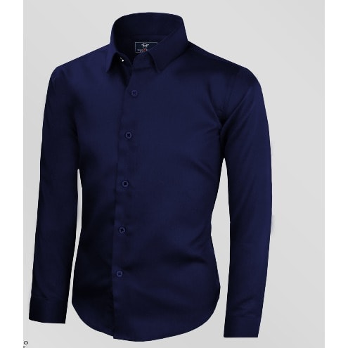 Boys Shirt- Long Sleeve - Navy Blue