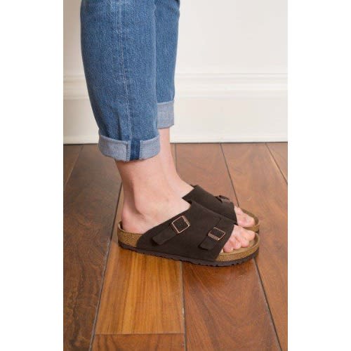 Italian Swede 2 Strap Birkenstock Slippers