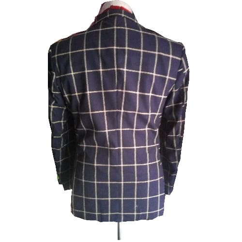Check Longsleeve Blazer