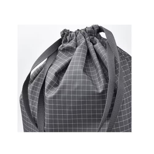 Rensare Check Pattern Bag - 30x40cm - Black