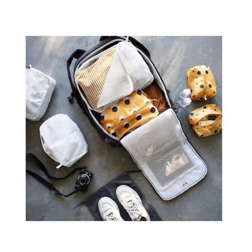 Rensare Check Pattern Bag - 30x40cm - Black