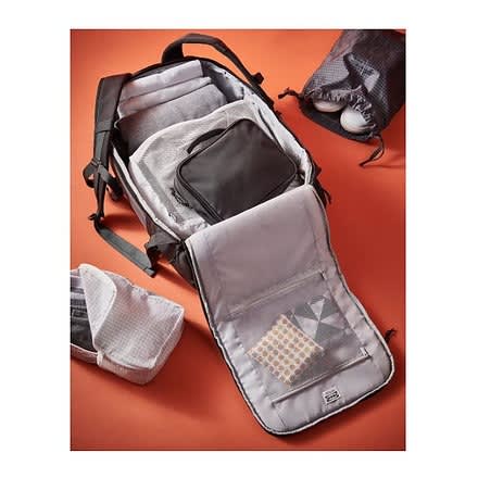 Rensare Check Pattern Bag - 30x40cm - Black