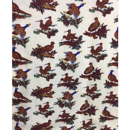 Fenico Sitting Bird Design Fabric - 1 Yard