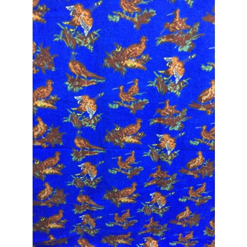 Fenico Sitting Bird Design Fabric - 1 Yard