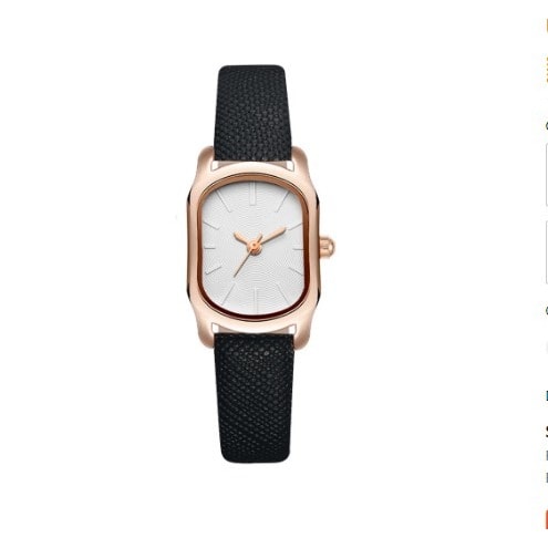 Unisex Leather Wristwatch