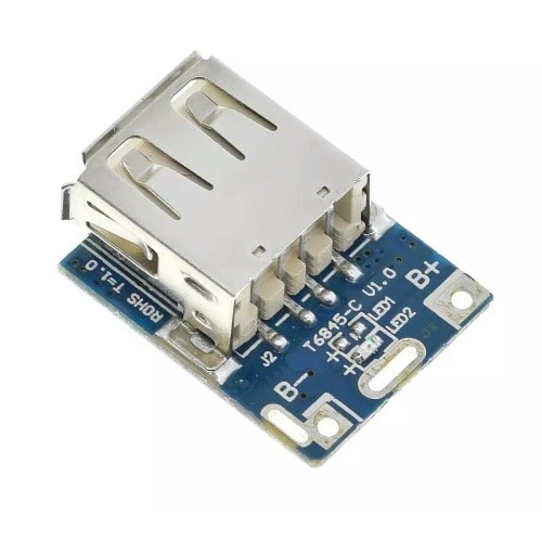5V Boost Step-Up Power Module & Lithium Battery Charging Protection Board