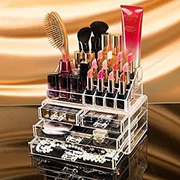 Makeup Box & Organizer Stackable Cosmetic Box