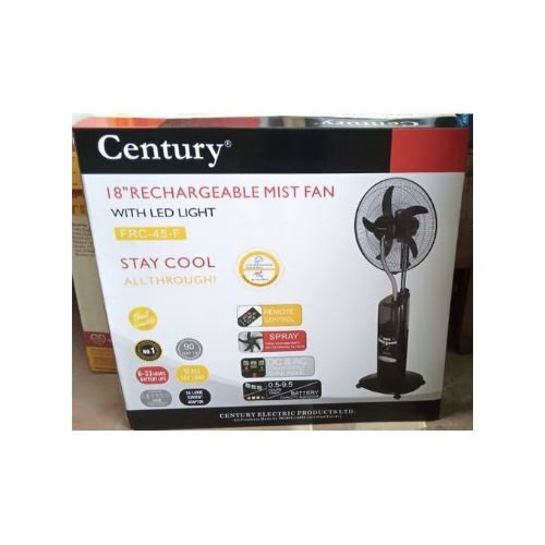 Rechargeable Mist Fan - 18 Inches