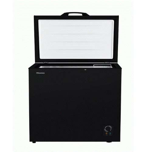 Chest Freezer Fc-250 Black Color With Glass Door