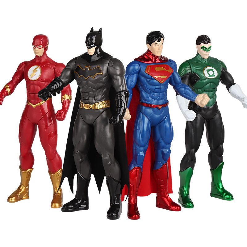 Disney Superhero Figure Model Superman Green Light Flash
