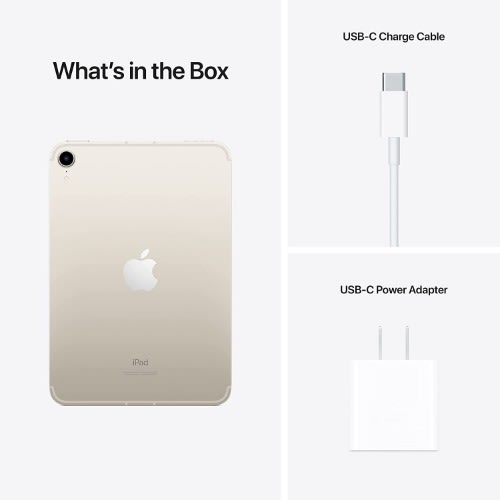 iPad Mini 6th Gen. (2021) - 8.3" - 64GB ROM - 4GB RAM - WiFi Only - Starlight