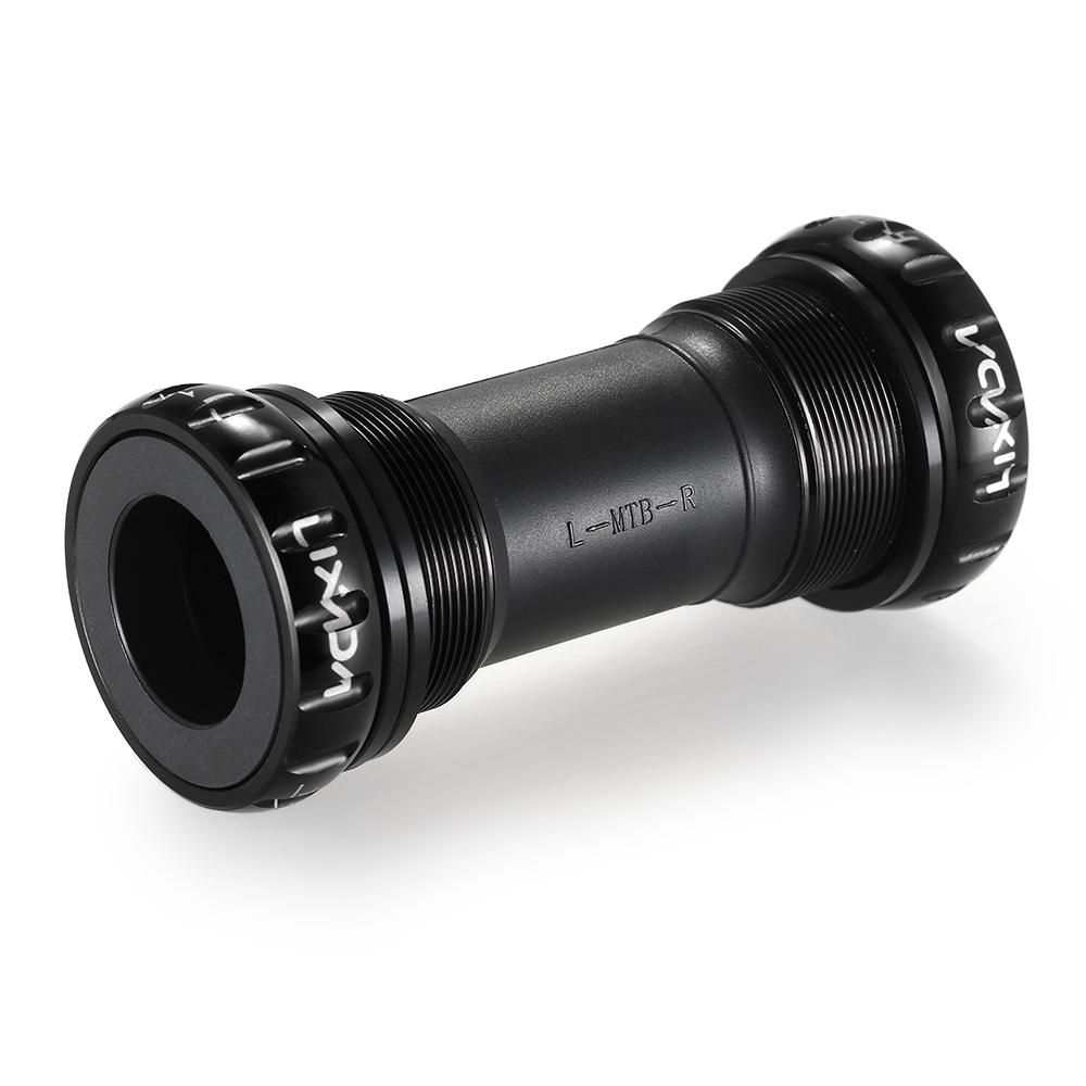 Lixada MTB Mountain Bike Bicycle Cycling Thread Type Bottom Bracket Aluminum Alloy 68mm/73mm BB Crank Set Bearing Axis Parts