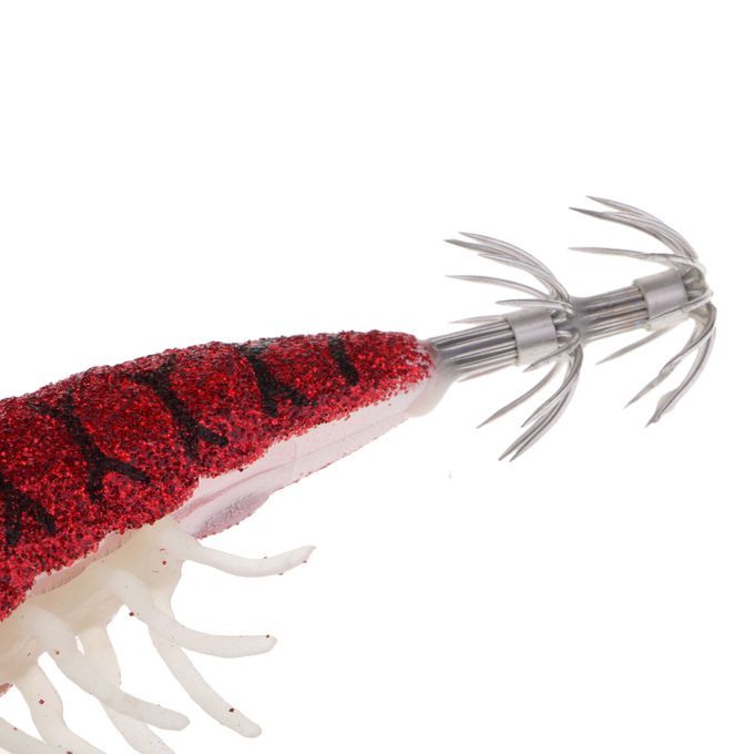 Glow In Dark Squid Jig Hooks Shrimp   With Luminous 03