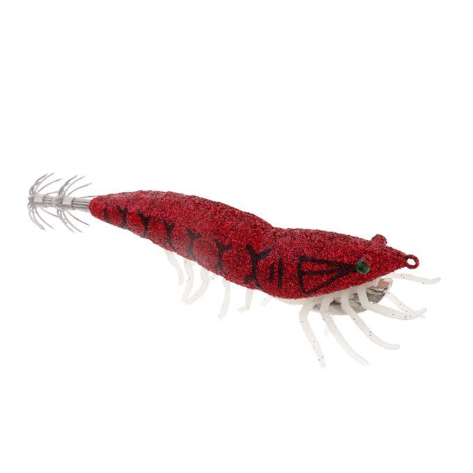 Glow In Dark Squid Jig Hooks Shrimp   With Luminous 03