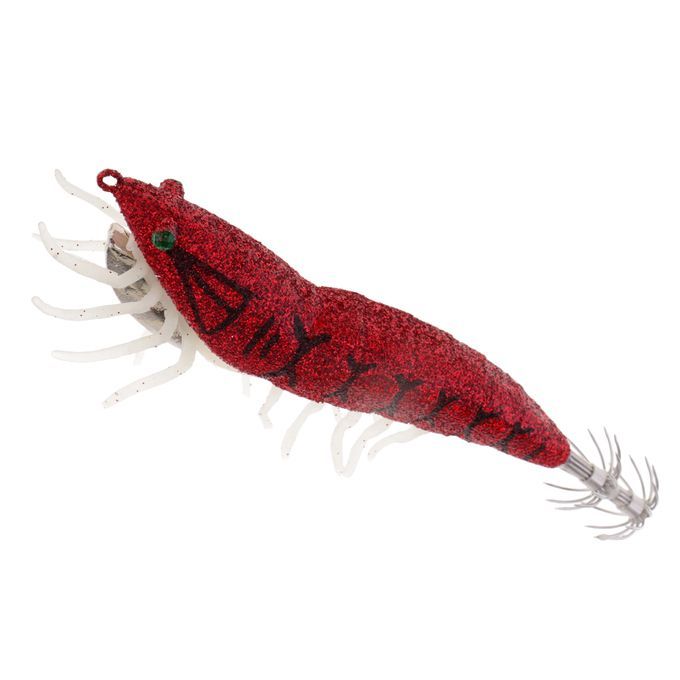 Glow In Dark Squid Jig Hooks Shrimp   With Luminous 03