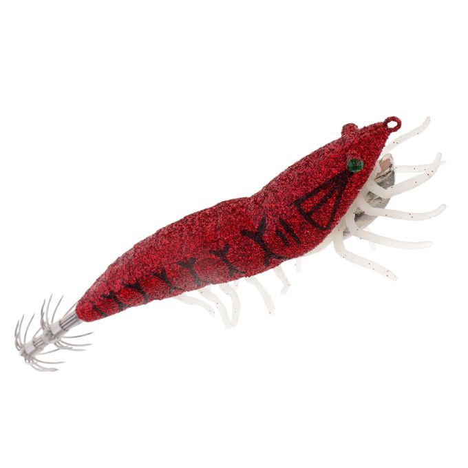 Glow In Dark Squid Jig Hooks Shrimp   With Luminous 03