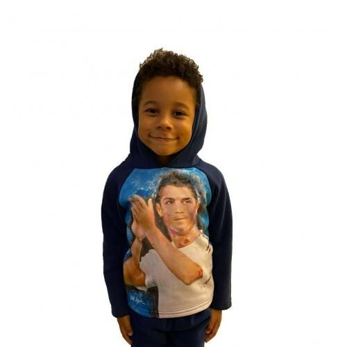 Boys Kids Cristiano Ronaldo Football Hoodie