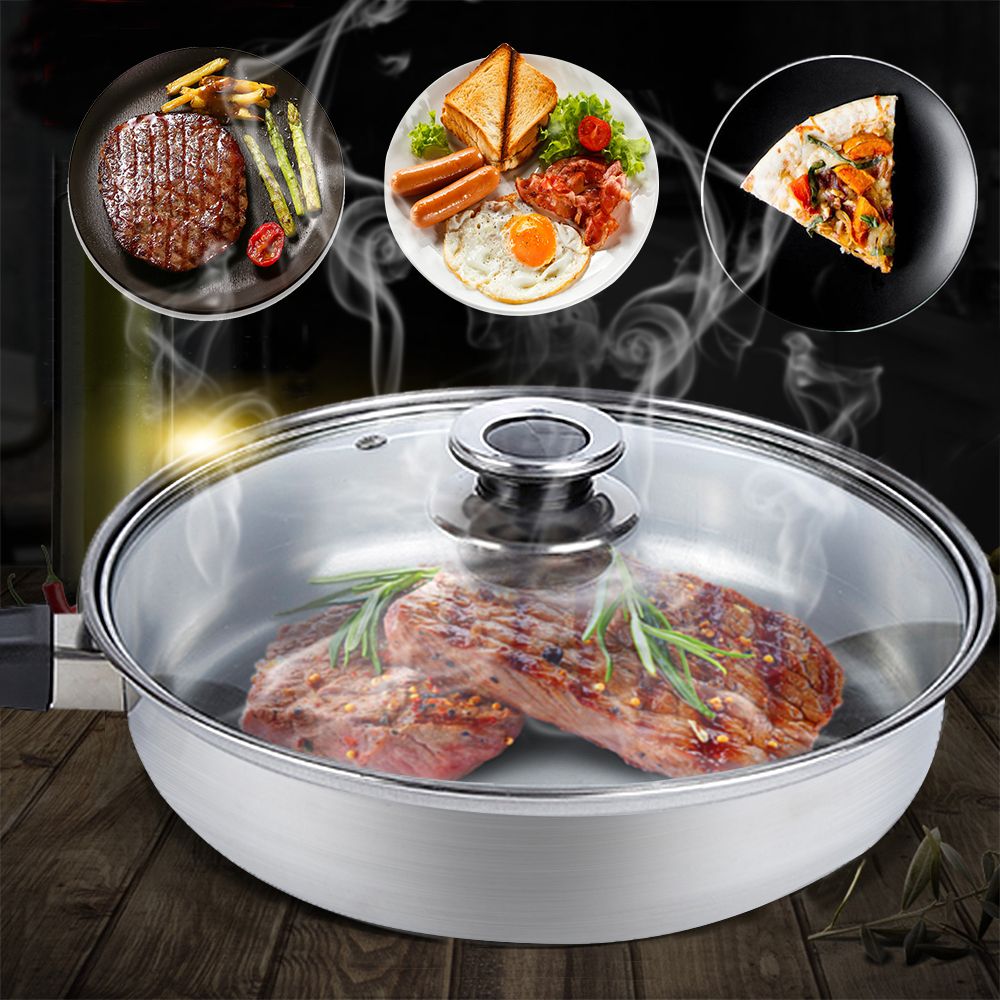 6pcs Set Stainless Steel Cookware Pot Non-stick Pan Gas