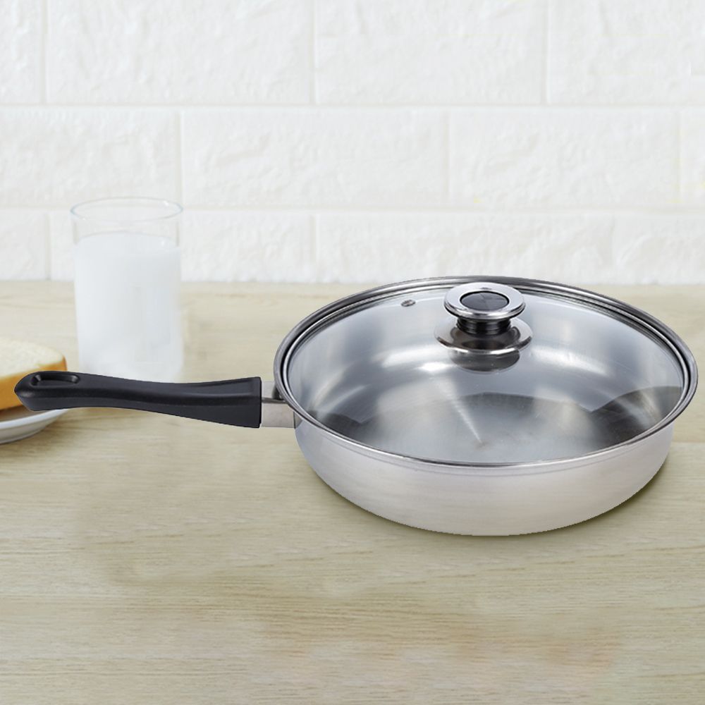 6pcs Set Stainless Steel Cookware Pot Non-stick Pan Gas