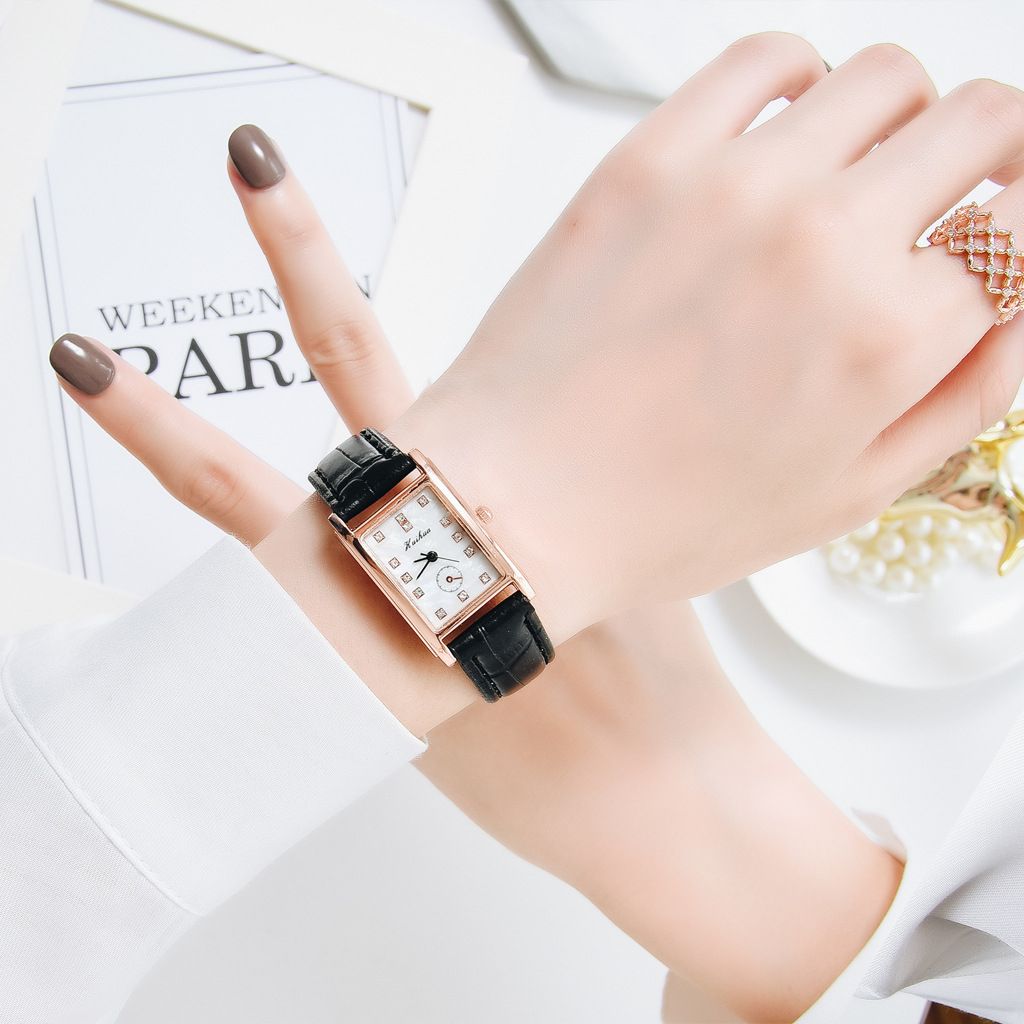 Ladies Female Wrist Watch Women Wristwatches W04-BK