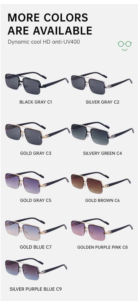 Luxury Designer Sunglasses Polarized  Fashion Men Sunglasses