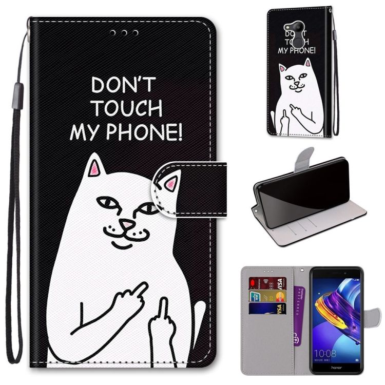 For Huawei Honor V9 Play Cross Texture Case