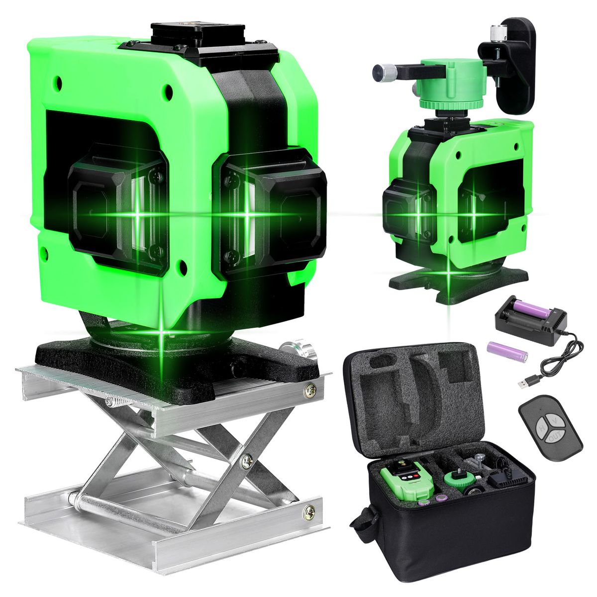 KKmoon Multifunctional 12 Lines Laser Level 3°