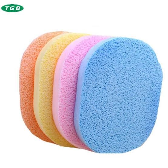 Spa Compressed Cleansing Facial Sponge 3pcs