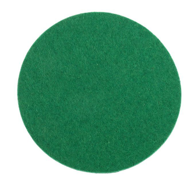 2x 6 Pack Self Adhesive Air Hockey Mallet Felt Pads, Green, 3 Sizes