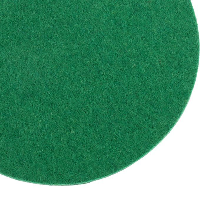 2x 6 Pack Self Adhesive Air Hockey Mallet Felt Pads, Green, 3 Sizes